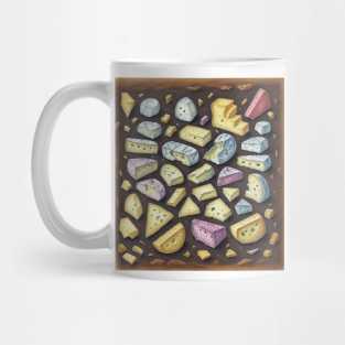 Cheese Vintage Pattern Foodie Since Retro Mug